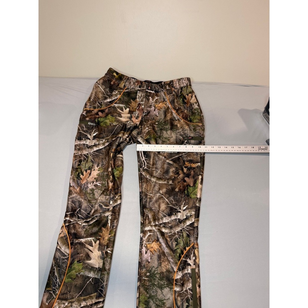 SHE Outdoor Womens Hunting Pants Fleece Insulated RealTree Oak Size M Camouflage - Picture 6 of 14